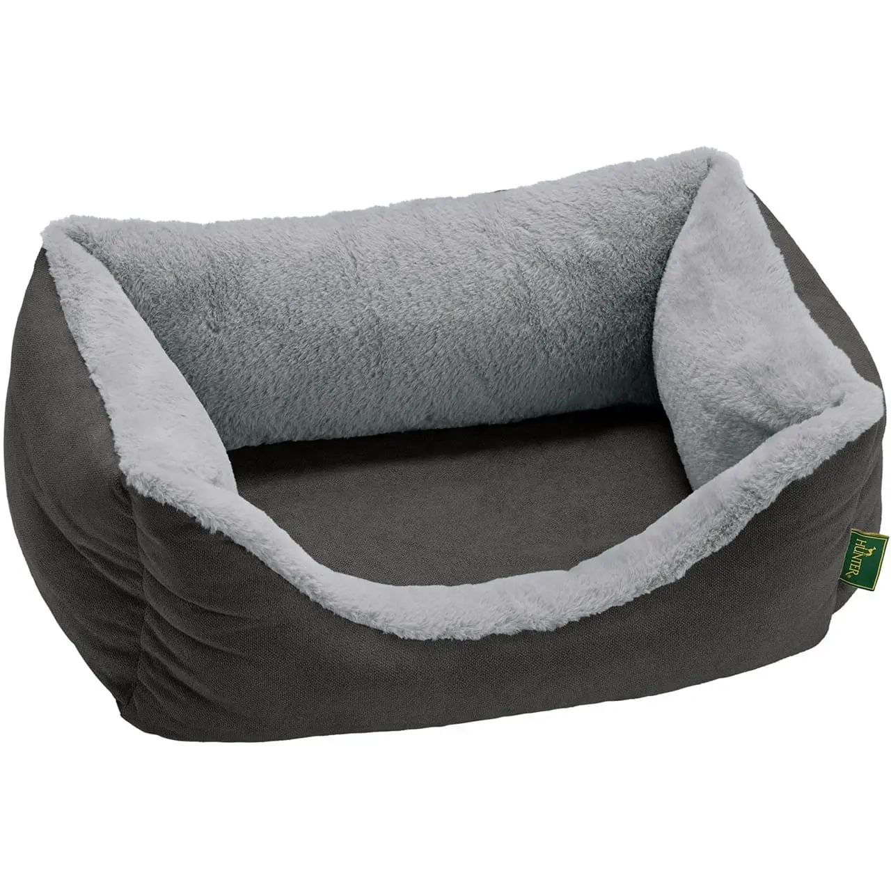 Hunter Ortopædisk Rockford hundeseng Large 100x70 cm Grå